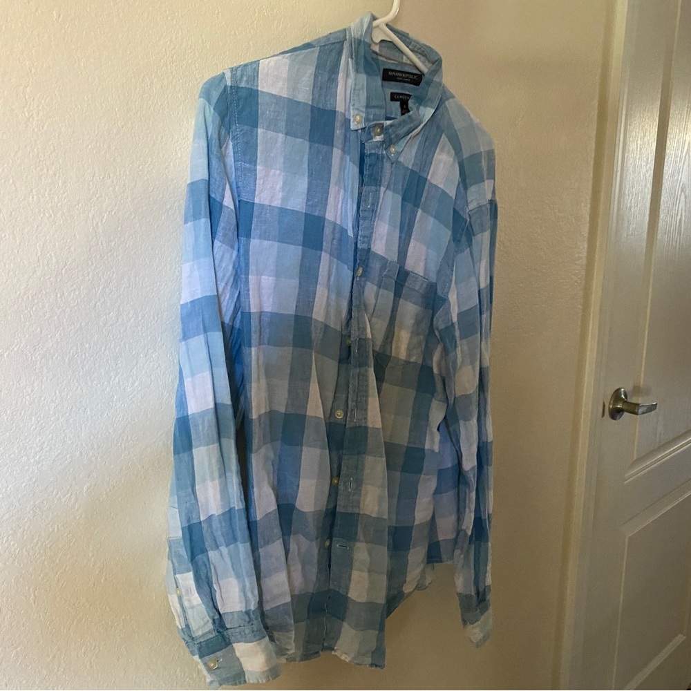 Banana Republic Médium Linen Button Shirt